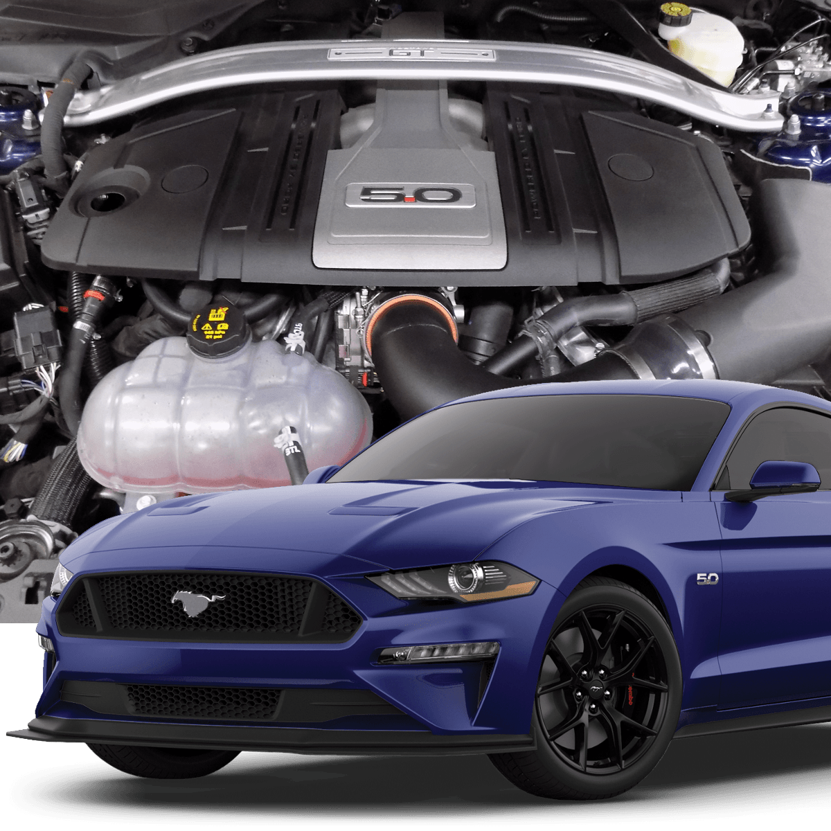 Hellion 2018+ RHD Ford Mustang GT Sleeper Hidden Twin Turbo System